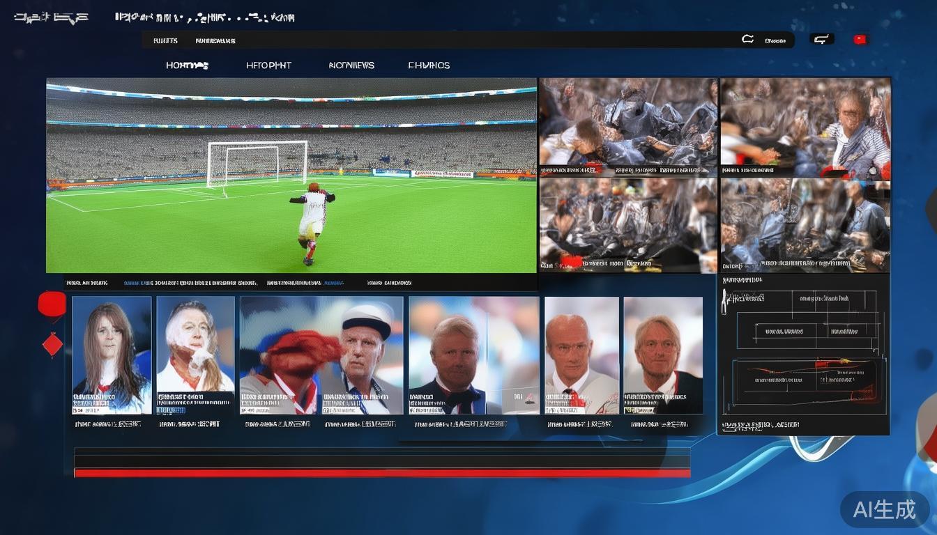 除了即时新闻，首页还设有多个特色栏目，如“热点赛事